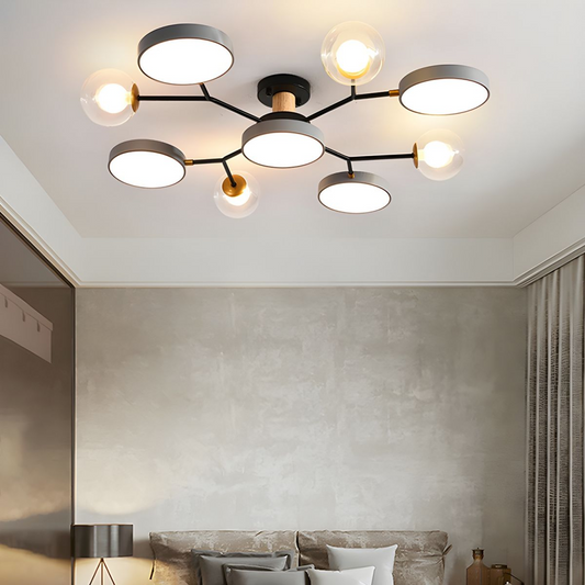 Multi-Arm Branch Style LED Ceiling Light Fixture | Ridorn