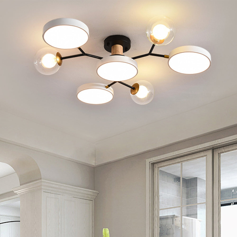 Multi-Arm Branch Style LED Ceiling Light Fixture | Ridorn