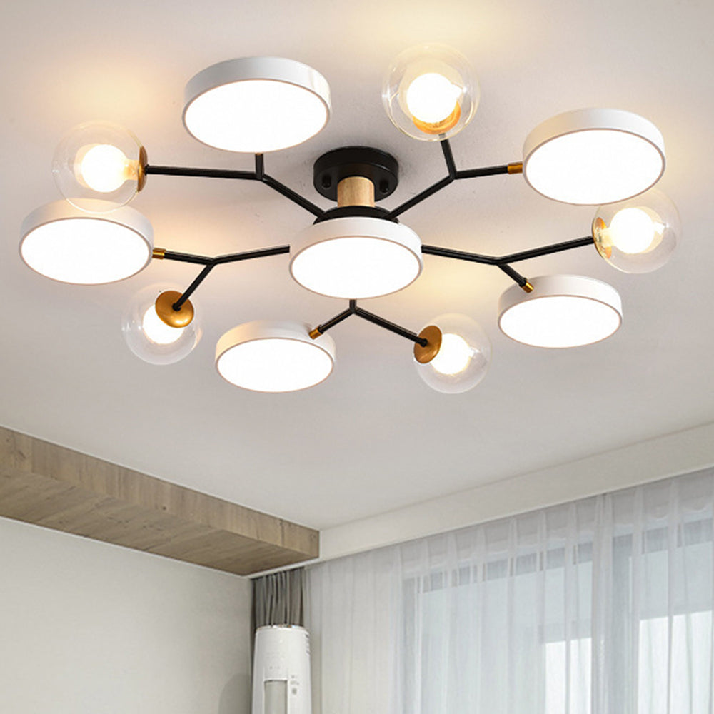 Multi-Arm Branch Style LED Ceiling Light Fixture | Ridorn
