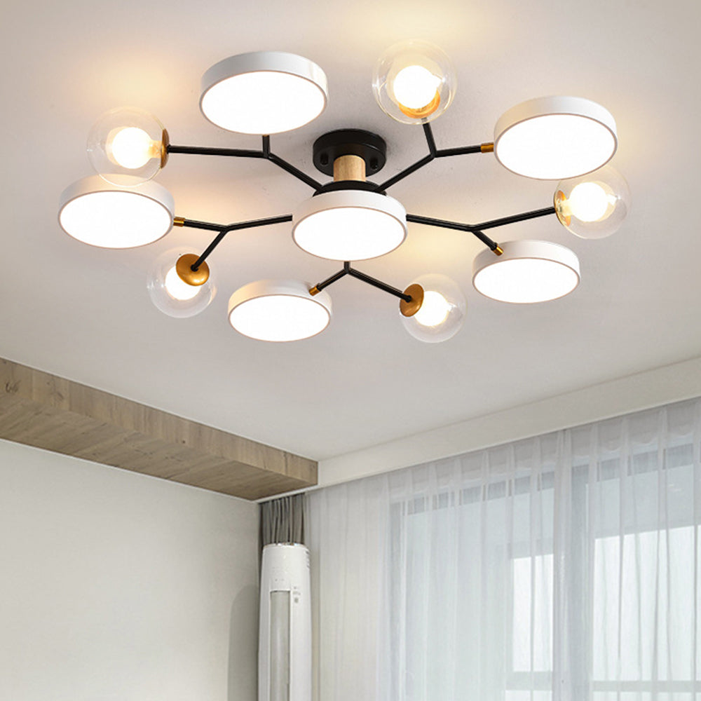 Multi-Arm Branch Style LED Ceiling Light Fixture | Ridorn