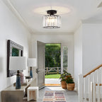 Premium Crystal Flush Mount Ceiling Light Fixture | Ridorn