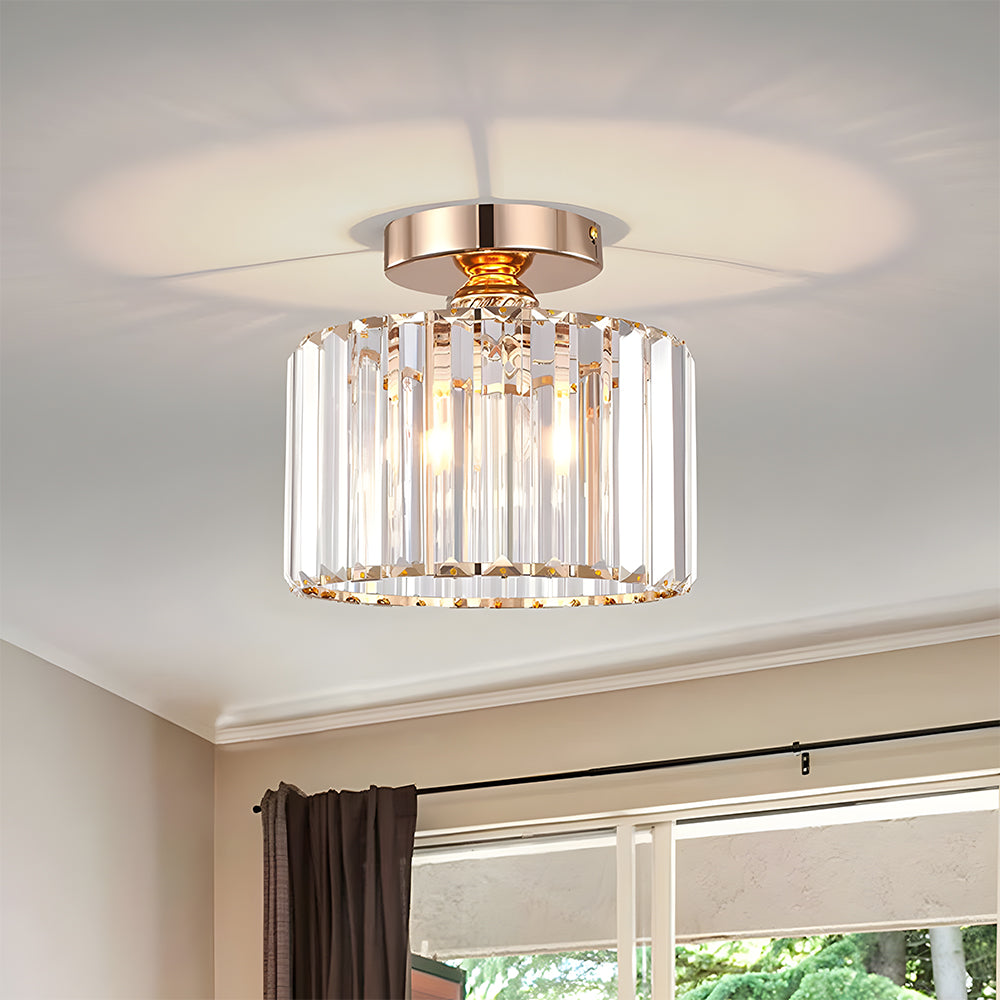 Premium Crystal Flush Mount Ceiling Light Fixture | Ridorn