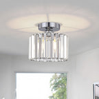 Premium Crystal Flush Mount Ceiling Light Fixture | Ridorn
