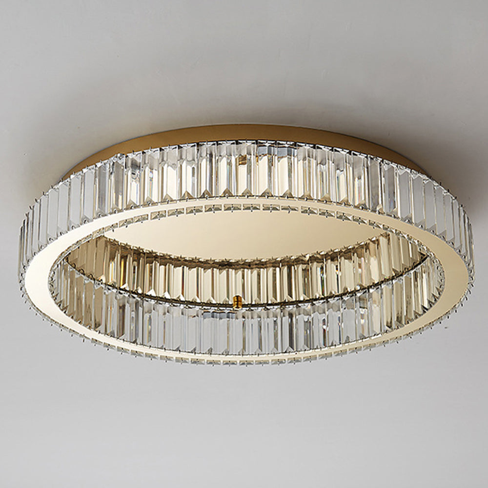 Layered LED Flush Ceiling Light Fixture for Indoor Spaces | Ridorn