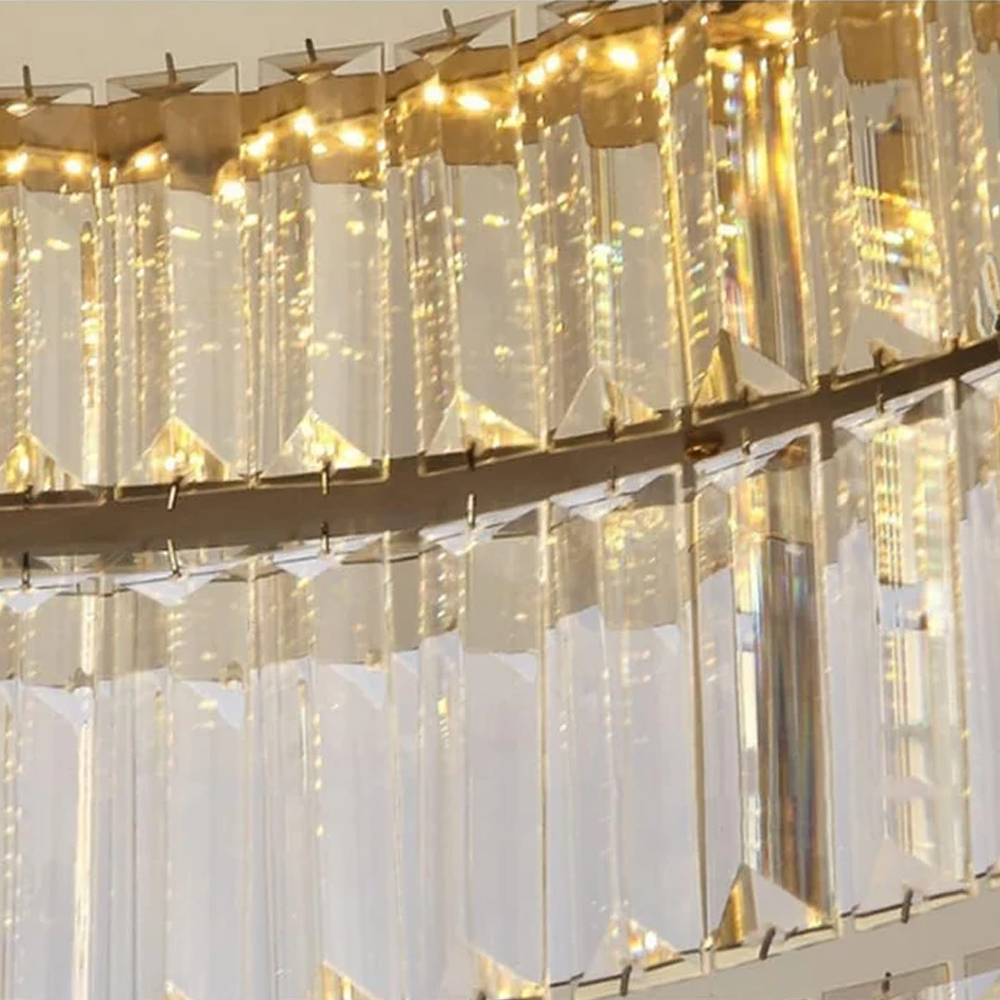 Layered LED Flush Ceiling Light Fixture for Indoor Spaces | Ridorn