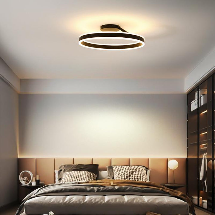 Offset Circular LED Ceiling Light with Modern Design | Ridorn