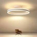 Offset Circular LED Ceiling Light with Modern Design | Ridorn