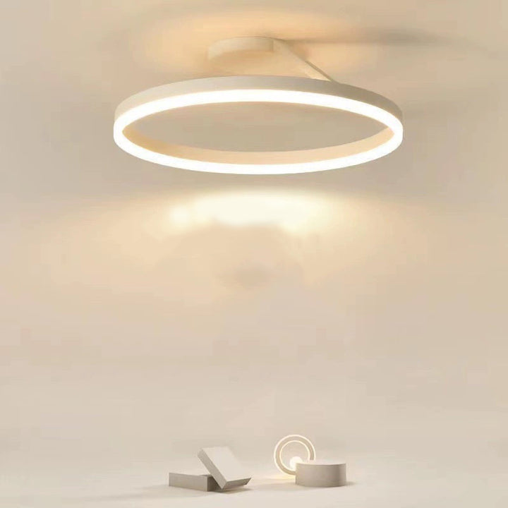 Offset Circular LED Ceiling Light with Modern Design | Ridorn