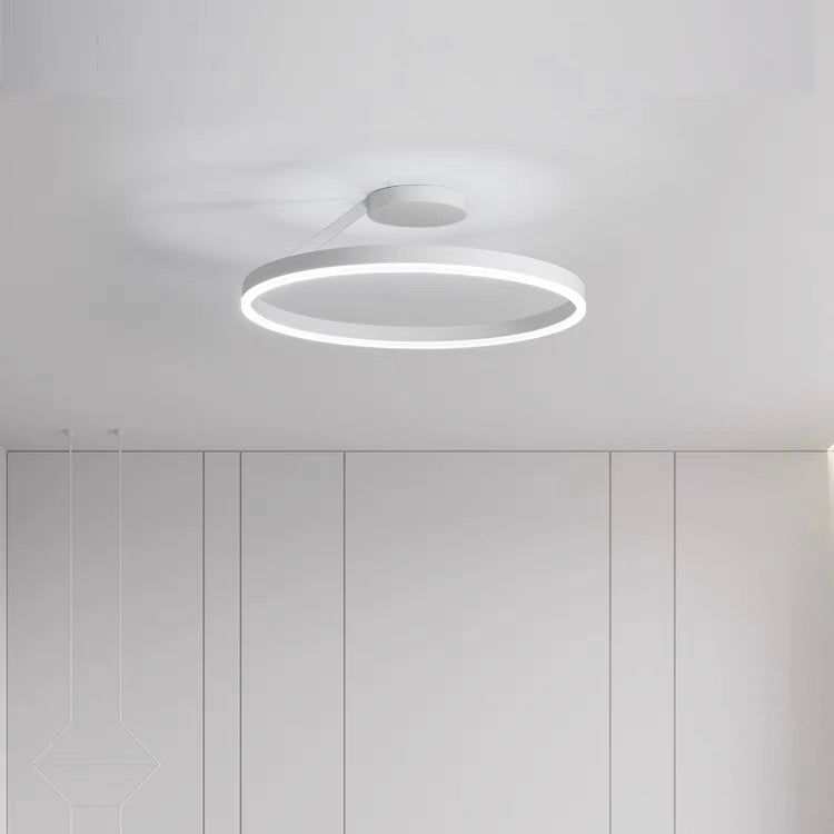 Offset Circular LED Ceiling Light with Modern Design | Ridorn
