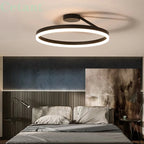Offset Circular LED Ceiling Light with Modern Design | Ridorn