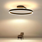 Offset Circular LED Ceiling Light with Modern Design | Ridorn