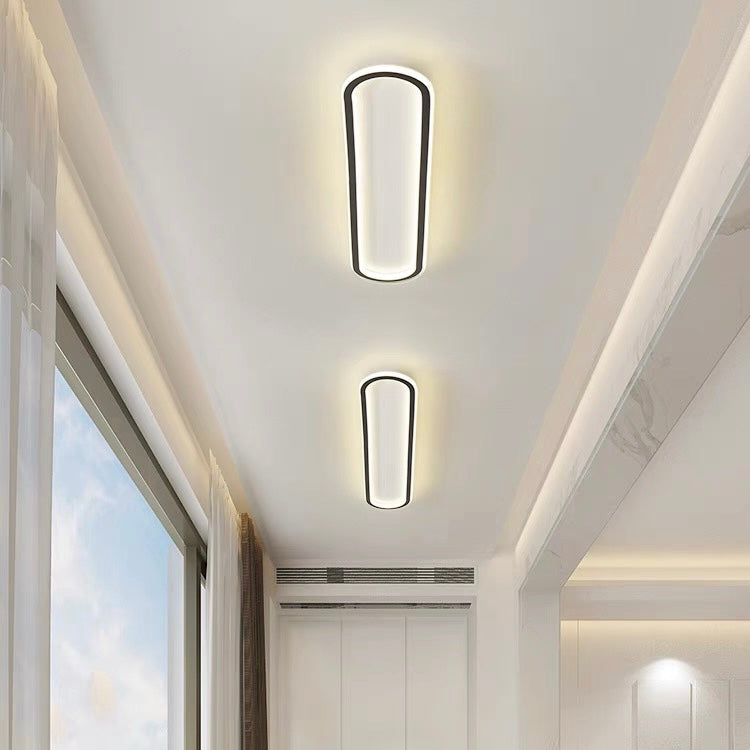 Linear LED Ceiling Light | Slim Flush Mount Design | Ridorn
