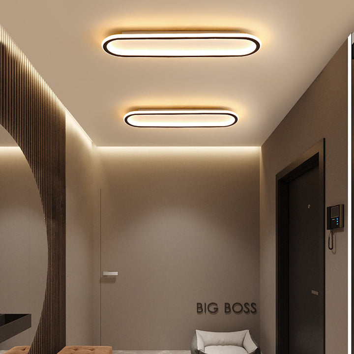 Linear LED Ceiling Light | Slim Flush Mount Design | Ridorn