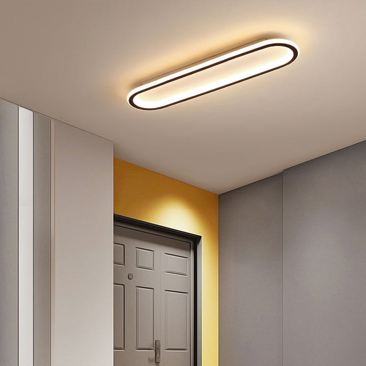 Linear LED Ceiling Light | Slim Flush Mount Design | Ridorn