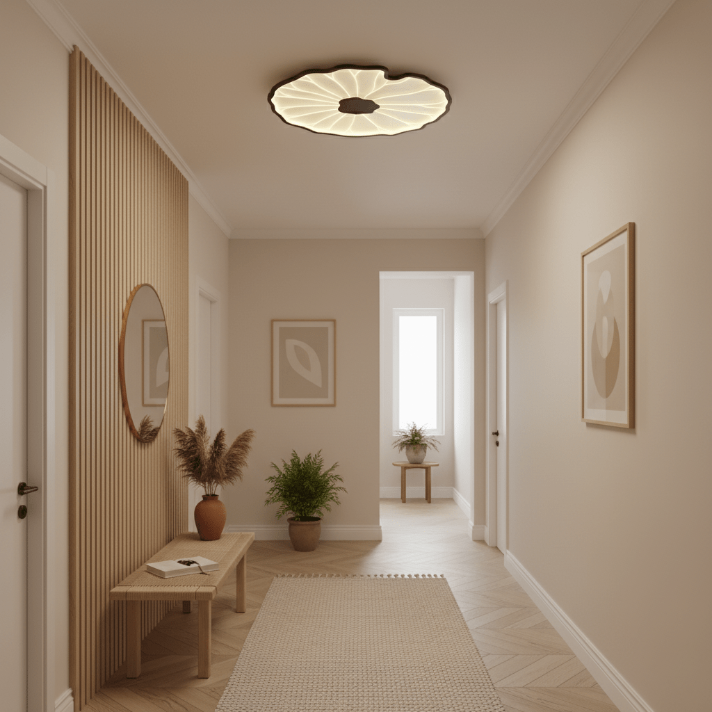 Lotus Leaf LED Ceiling Light for Indoor Spaces | Ridorn