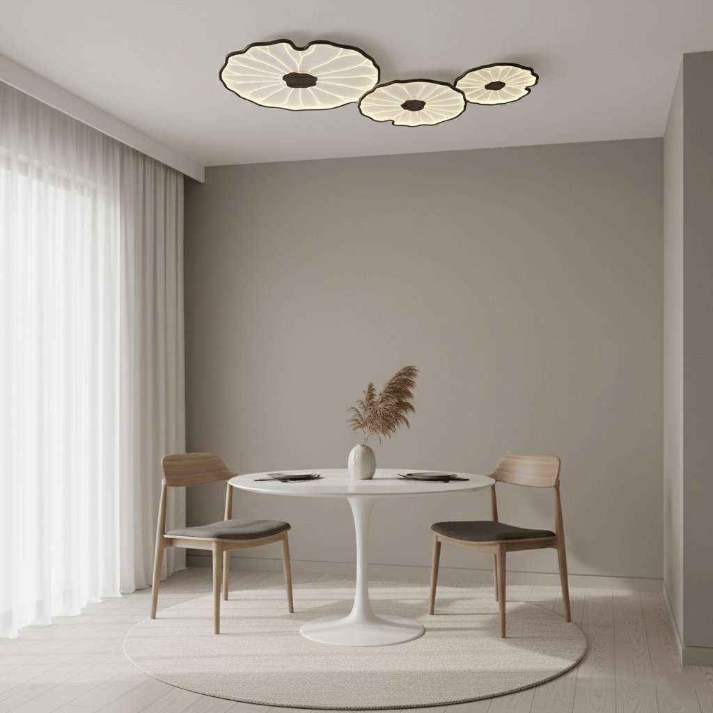 Lotus Leaf LED Ceiling Light for Indoor Spaces | Ridorn
