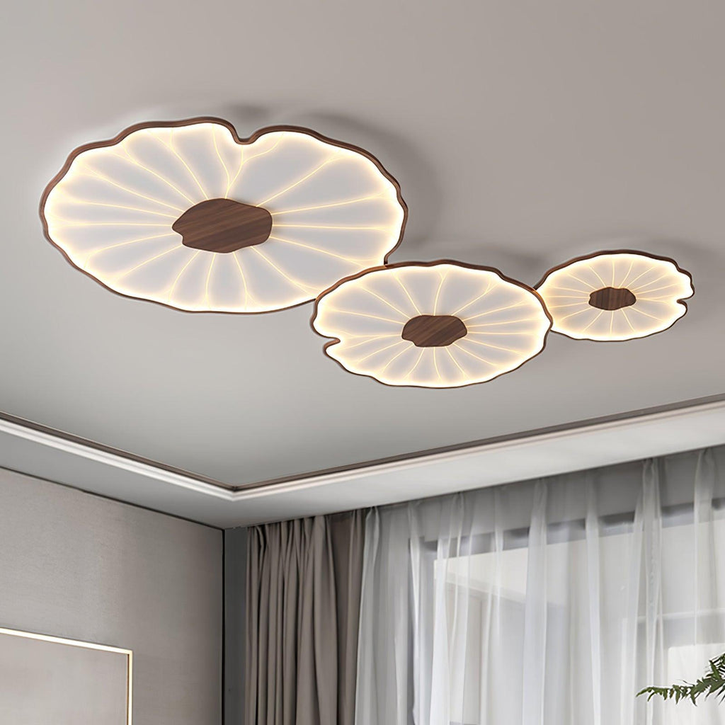 Lotus Leaf LED Ceiling Light for Indoor Spaces | Ridorn