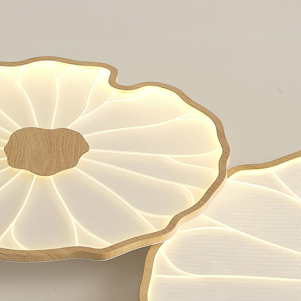 Lotus Leaf LED Ceiling Light for Indoor Spaces | Ridorn