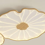 Lotus Leaf LED Ceiling Light for Indoor Spaces | Ridorn
