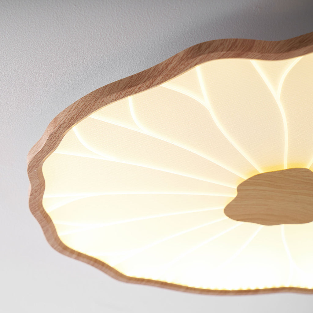 Lotus Leaf LED Ceiling Light for Indoor Spaces | Ridorn
