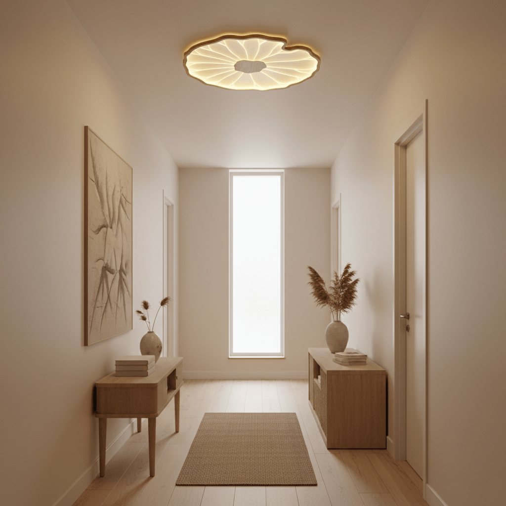 Lotus Leaf LED Ceiling Light for Indoor Spaces | Ridorn