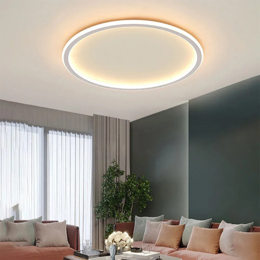 Modern Round LED Ceiling Light for Scandinavian Spaces | Ridorn