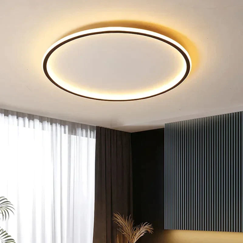 Modern Round LED Ceiling Light for Scandinavian Spaces | Ridorn