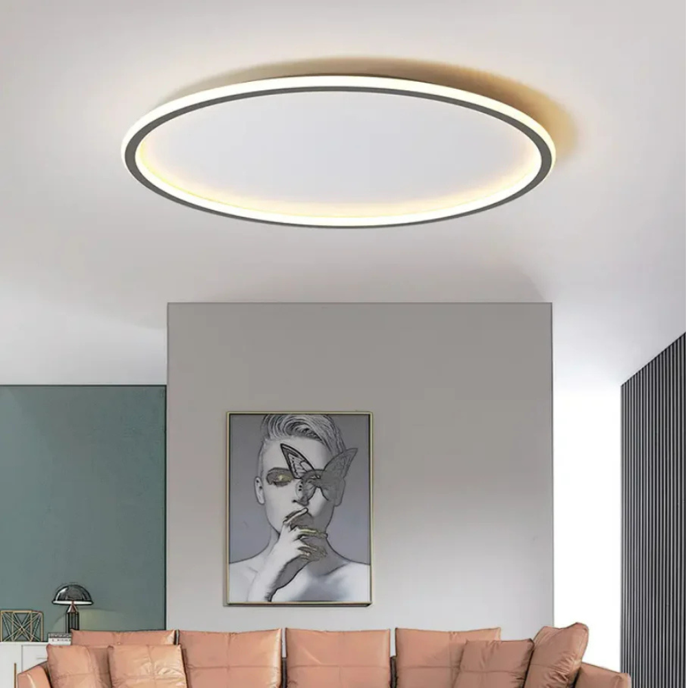 Modern Round LED Ceiling Light for Scandinavian Spaces | Ridorn
