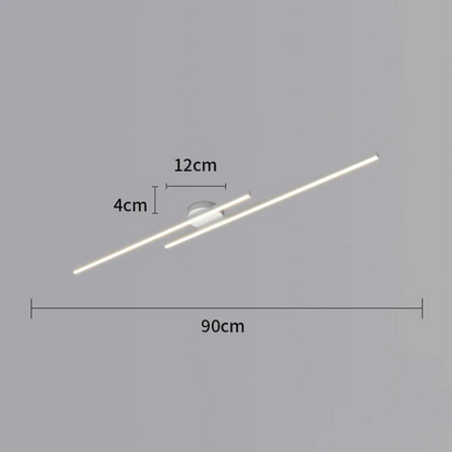 Sleek LED Ceiling Light Fixture for Modern Hallways | Ridorn
