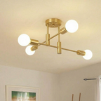 Multi-Arm Globe Ceiling Light for Balanced Illumination | Ridorn