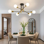 Multi-Arm Globe Ceiling Light for Balanced Illumination | Ridorn