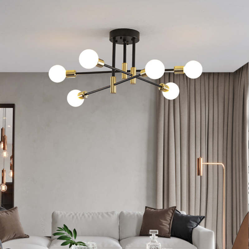 Multi-Arm Globe Ceiling Light for Balanced Illumination | Ridorn