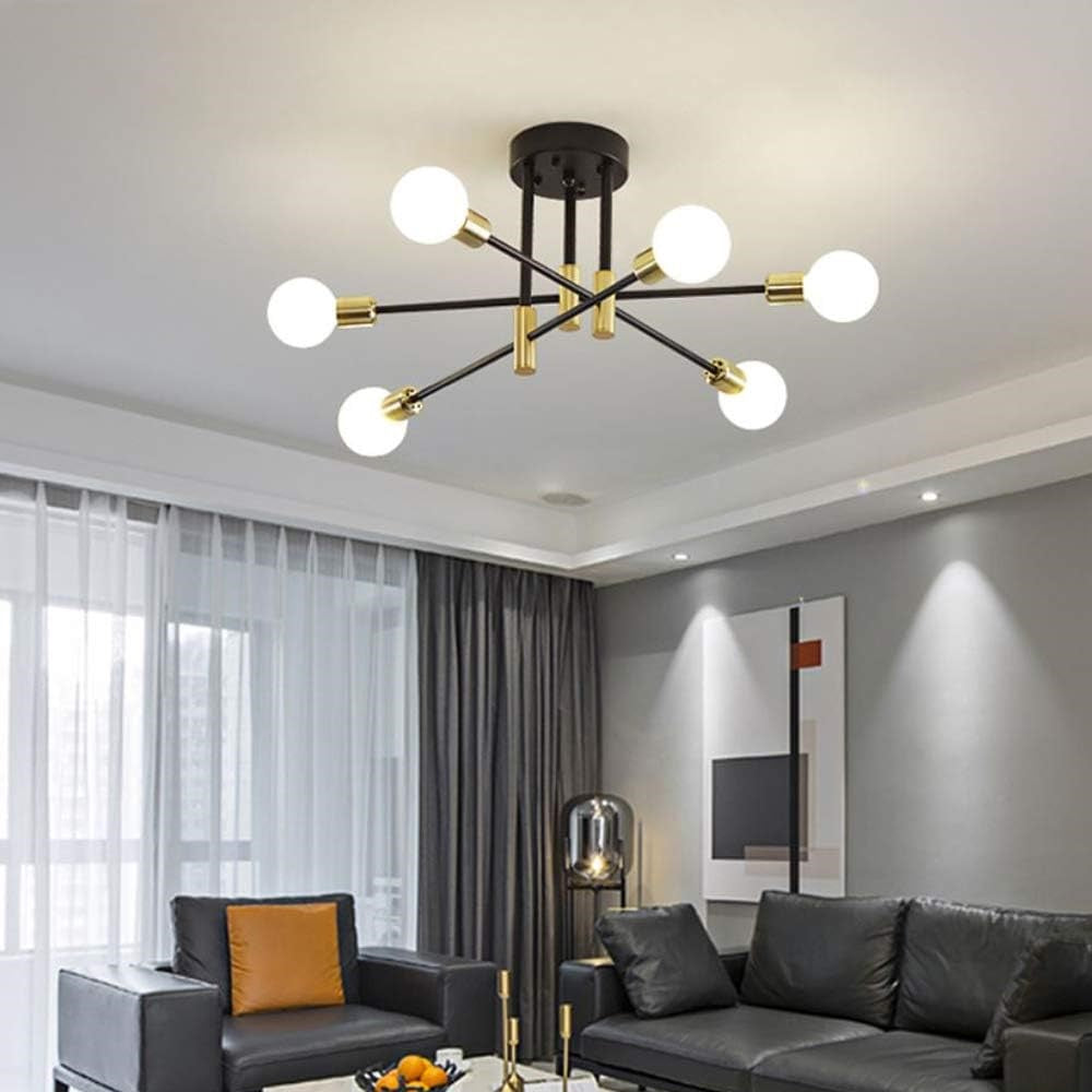 Multi-Arm Globe Ceiling Light for Balanced Illumination | Ridorn