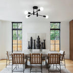 Multi-Arm Globe Ceiling Light for Balanced Illumination | Ridorn