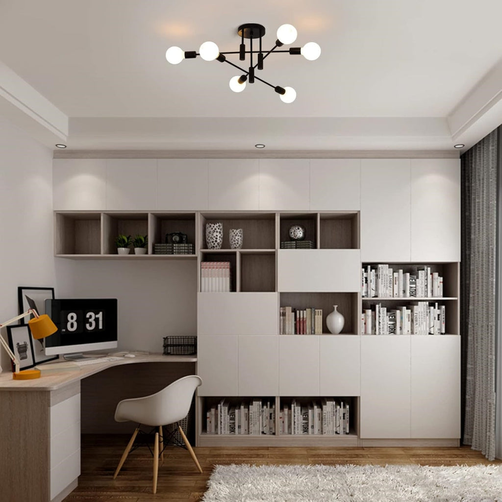 Multi-Arm Globe Ceiling Light for Balanced Illumination | Ridorn
