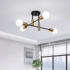 Multi-Arm Globe Ceiling Light for Balanced Illumination | Ridorn