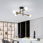 Multi-Arm Globe Ceiling Light for Balanced Illumination | Ridorn