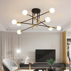 Multi-Arm Globe Ceiling Light for Balanced Illumination | Ridorn