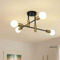 Multi-Arm Globe Ceiling Light with balanced illumination