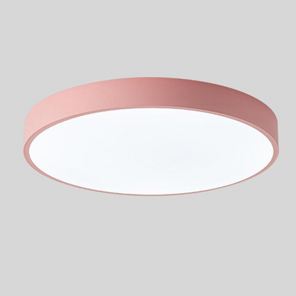 Minimalist Round Ceiling Light – Modern Flush-Mount Fixture | Ridorn