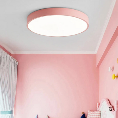 Minimalist Round Ceiling Light – Modern Flush-Mount Fixture | Ridorn
