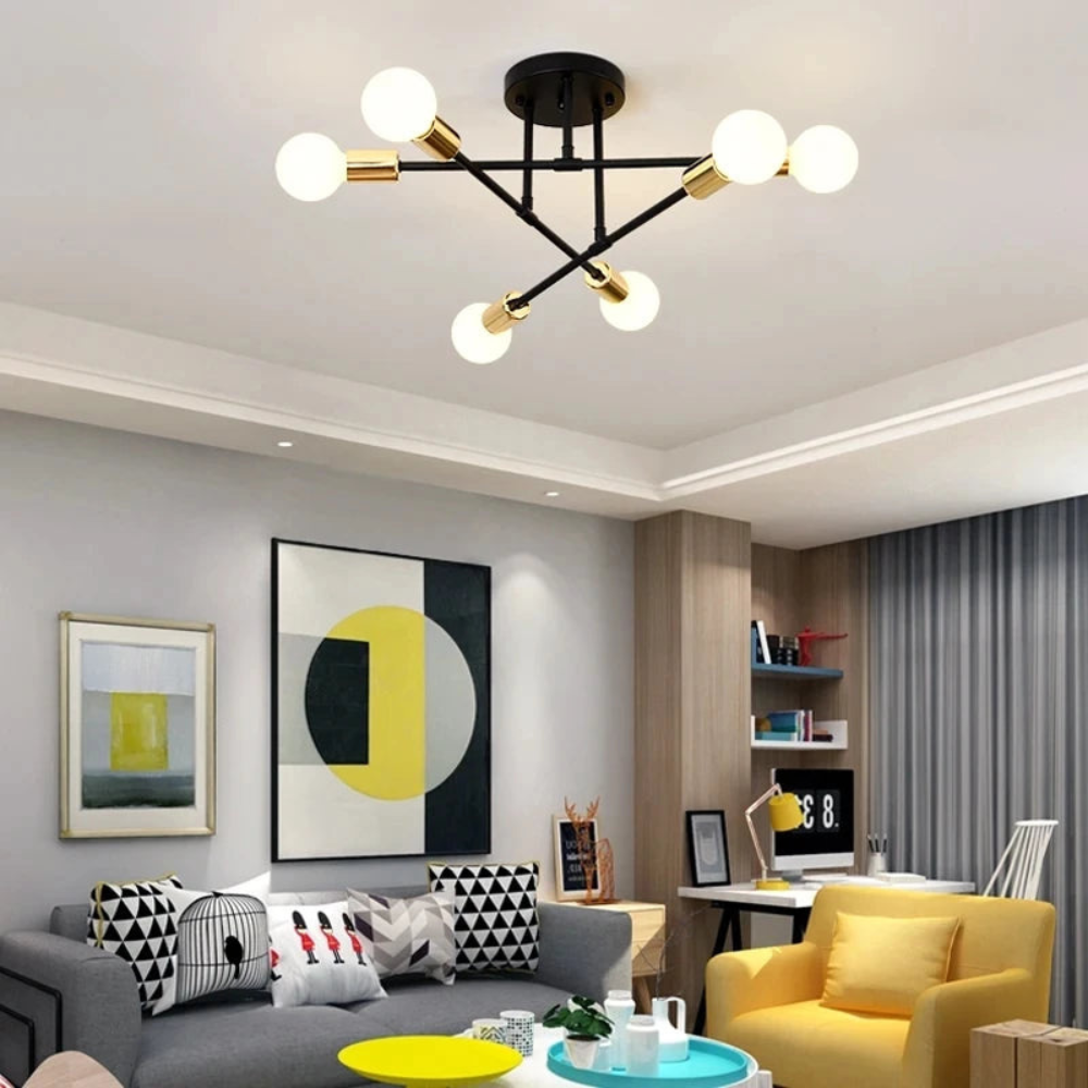 Nordic Minimalist Sputnik Ceiling Light for Modern Spaces | Ridorn