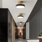 Compact Round Disc LED Ceiling Light for Low Spaces | Ridorn