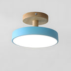 Compact Round Disc LED Ceiling Light for Low Spaces | Ridorn