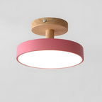 Compact Round Disc LED Ceiling Light for Low Spaces | Ridorn