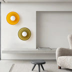 Round Glass Flush Ceiling Light Fixture for Indoor Spaces | Ridorn