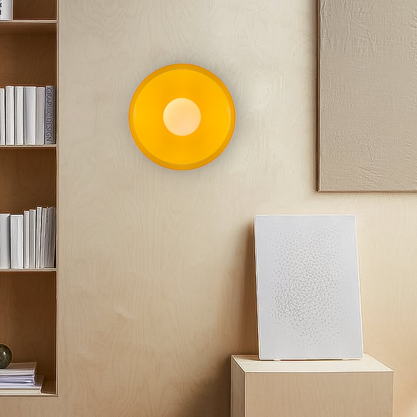 Round Glass Flush Ceiling Light Fixture for Indoor Spaces | Ridorn