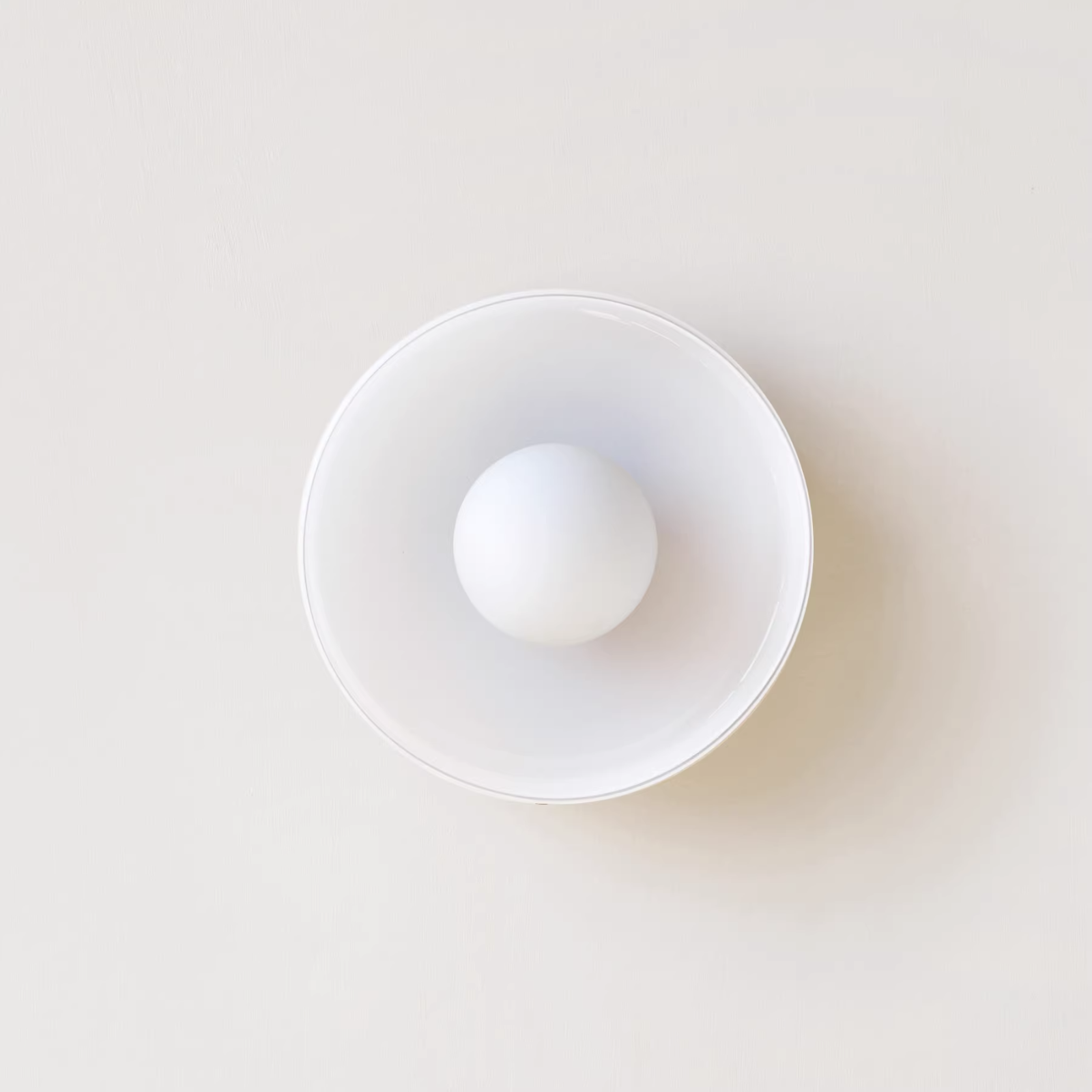 Round Glass Flush Ceiling Light Fixture for Indoor Spaces | Ridorn