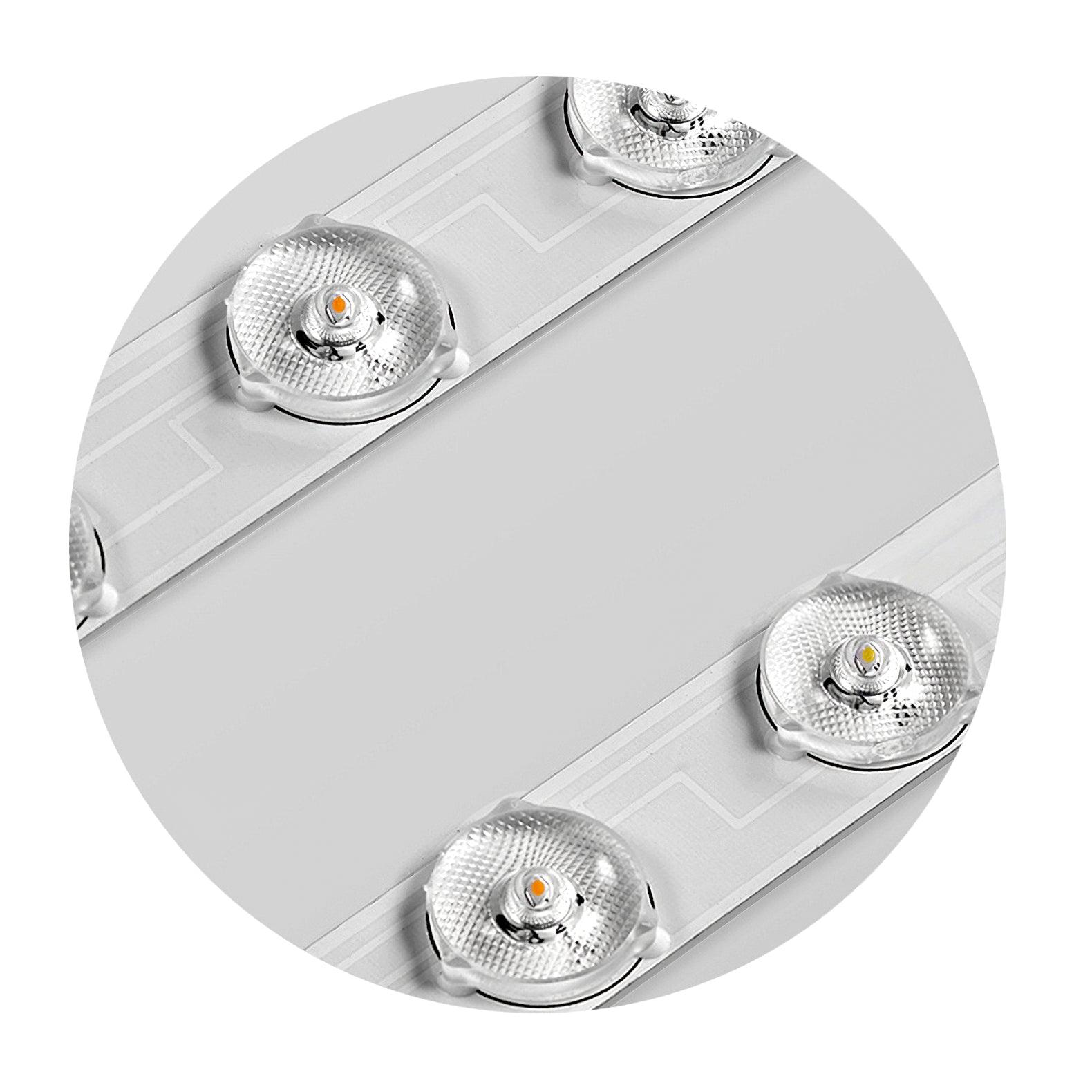 Textured Round LED Ceiling Light for Indoor Spaces | Ridorn