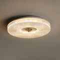Textured Round LED Ceiling Light for Indoor Spaces | Ridorn